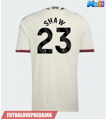 Lacne Muži Futbalové dres Manchester United Luke Shaw #23 2026-27 Krátky Rukáv - Tretina